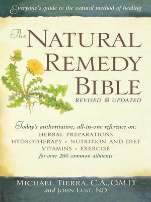 cover image of The Natural Remedy Bible